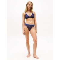 Tommy Hilfiger Mesh Star Non Wired Plunge Bralette Navy