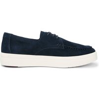 Tommy Hilfiger Suede Casual Stitch Toe Hybrid Boat Shoes Dark Navy