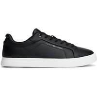 Tommy Hilfiger Icon Court Light Premium Leather Trainers Black