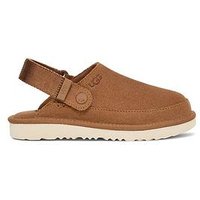 UGG Kids Goldenstar Clog, Brown, Size 2 Older