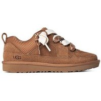 UGG Kids Lo Lowmel Shoe, Brown, Size 2 Older